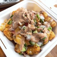 Loaded tots  at Project Pollo in Austin