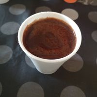 Chocolate vegano. at Xurreria Roberts in Terrassa