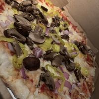 Vegan pie at Beavercreek Pizza Dive in Beavercreek