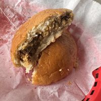 McGriddle kolache  at Sinfull Bakery in Houston