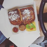 CINNAMON ROLL FRENCH TOAST ! at Sinfull Bakery in Houston