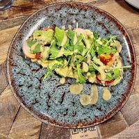 Vegan avocado toast at Boutik in Lisbon