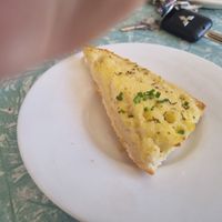 Garlic bread at Sarah's Sisters in Semaphore