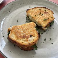 Mushroom cheese melt   at Sarah's Sisters in Semaphore