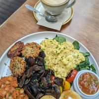 Big brekkie at Sarah's Sisters in Semaphore