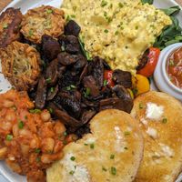 Big brekkie at Sarah's Sisters in Semaphore