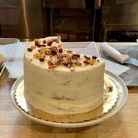 Carrot cake  at Le Petit Monstre in Brooklyn