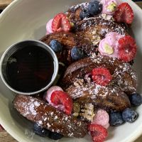 French toast at Le Petit Monstre in Brooklyn