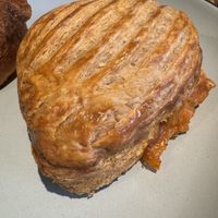 Buffalo chicken turnover  at Le Petit Monstre in Brooklyn