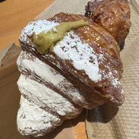 Pistachio croissant  at Le Petit Monstre in Brooklyn
