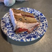 Strawberry cakee  at Le Petit Monstre in Brooklyn