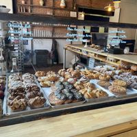 All the sweet pastries!   at Le Petit Monstre in Brooklyn