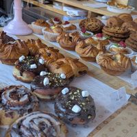 And this is only about half the pastry window on a Saturday morning! at Le Petit Monstre in Brooklyn