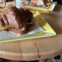 Bacon egg and cheese .  at Le Petit Monstre in Brooklyn