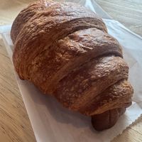 Plain croissant  at Le Petit Monstre in Brooklyn