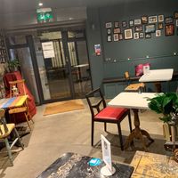 Downstairs area of the restaurant. at Shri Lakshmi Foods in East London