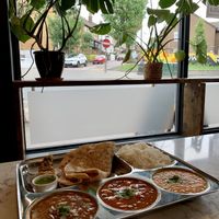 Vegan thali  at Shri Lakshmi Foods in East London