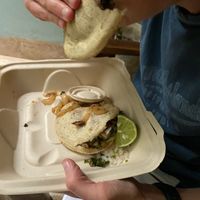 Gorditas at Tapatia Vegan Tacos in Tulum