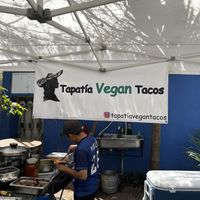   at Tapatia Vegan Tacos in Tulum