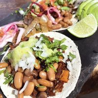   at Tapatia Vegan Tacos in Tulum