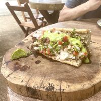 torta asada  at Tapatia Vegan Tacos in Tulum