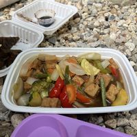 Garden delight with tofu  at Thai Cafe in Peterborough