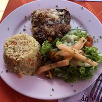 Vegan lasaña  at Fractales in Bogota