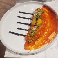 Vegan egg yolk at 4296 in Canmore