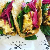 Breakfast Tacos  at The Old Garage in Camberwell