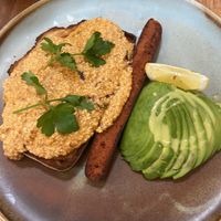 Chipotle scrambled tofu  at The Old Garage in Camberwell