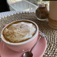 Soy latte  at Beach Coconuts Bowls - Bophut Koh Samui in Koh Samui