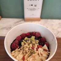 Charcoal detox smoothie bowl at THE_B in Tokyo