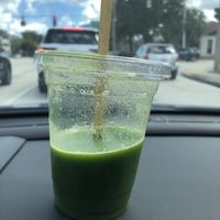 The green and juice.  Anything with celery is a winner in my book    at TropiBowls in Oakland Park