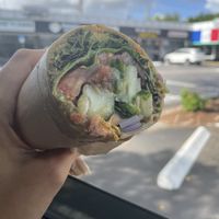 Veggie wrap  at TropiBowls in Oakland Park