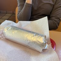 Massive burrito   at Super Cuca's in Isla Vista