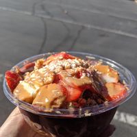 D-Nutty bowl with Almond butter, no Nutella (vegan) at Monky Bowl in Salinas