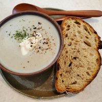 Soup at LouLou Vegan in Jeju