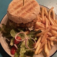Vegan guacamole burger   at Elephant in Koh Lipe