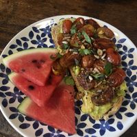 Avocado toast  at Elephant in Koh Lipe