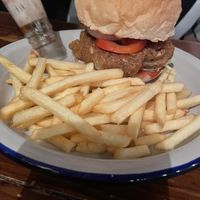 Vegan burger  at Elephant in Koh Lipe