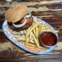 Vegan Elephant Burgerr  at Elephant in Koh Lipe