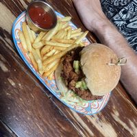 Vegan Guacamole Burgerr  at Elephant in Koh Lipe