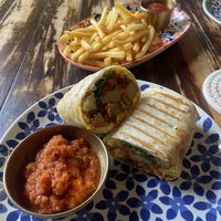 vegan Breakfast Burrito  at Elephant in Koh Lipe