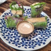 Vegan Summer Rolls at Elephant in Koh Lipe