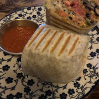 Black bean burrito!! Huge!  at Elephant in Koh Lipe