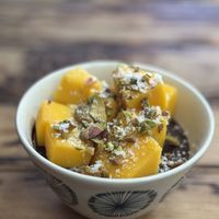 Vegan chocolate mousse  at Elephant in Koh Lipe