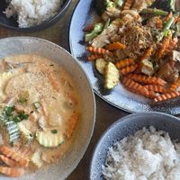 Massaman Curry and Pad Ka Pao #Veganuary at Sarinya Thai Fusion in Moonah