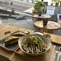 La fiesta and eggless egg sandwich  at ByTOFU in Seoul