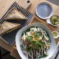 Tacorice and sandwich at ByTOFU in Seoul