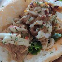 Banh Mi has a wasabi mayo and yummy layered tofu at ByTOFU in Seoul